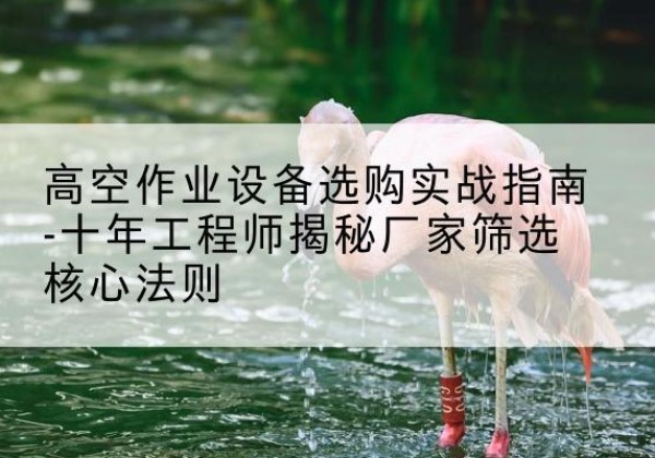 吐鲁番剪叉式升降机厂家-高空作业设备选购实战指南-十年工程师揭秘厂家筛选核心法则